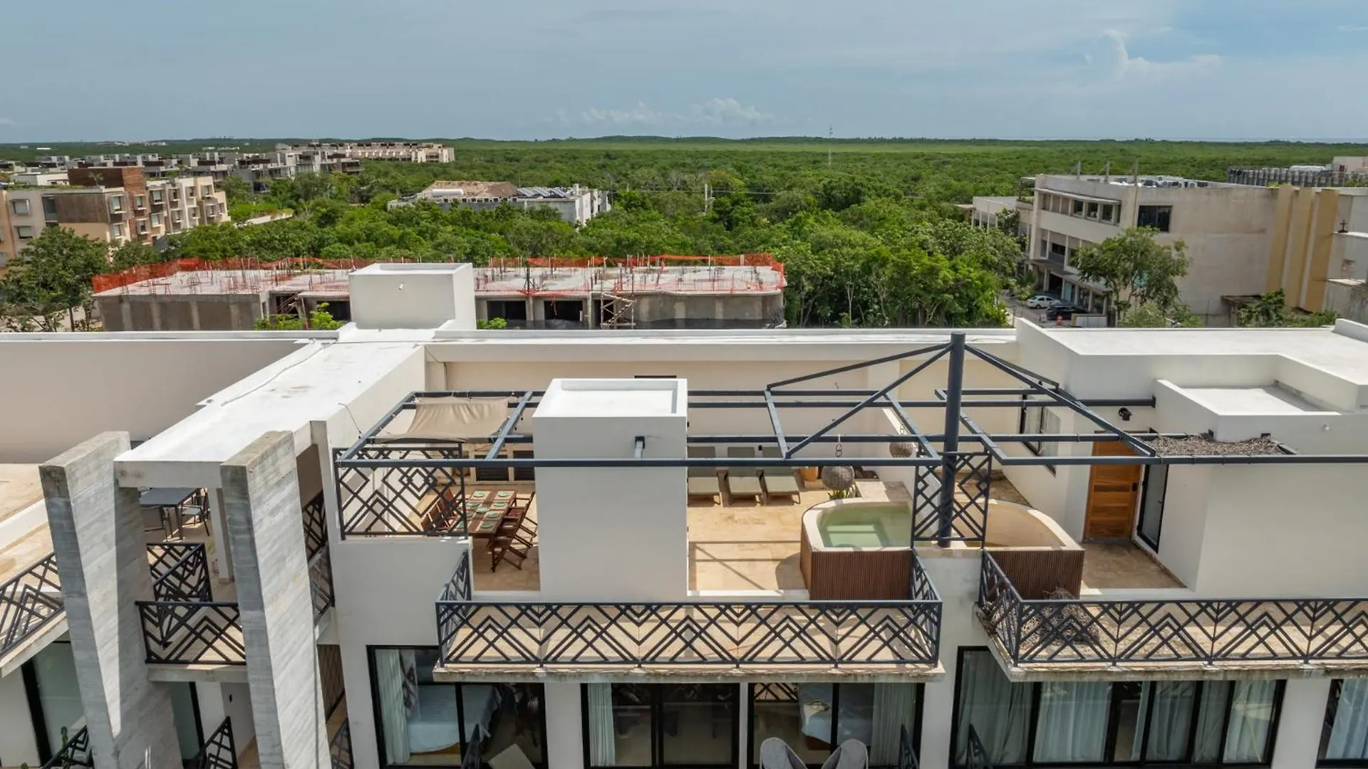 شقة Tulum Stylish 2Br Penthhouse, Private Terrace, Grill And Pool